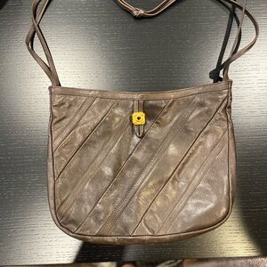 Brown Leather Men's Bag